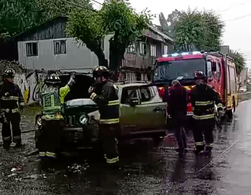 Colisión vehicular en sector Ovejería dejó dos lesionados