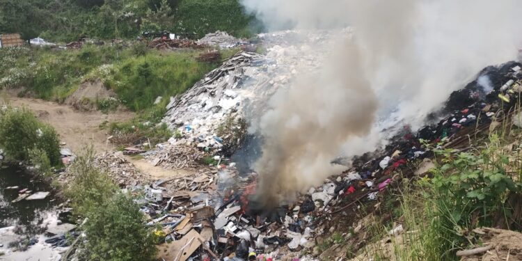 Principio de incendio se registró en basural en sector Las Vegas de Osorno