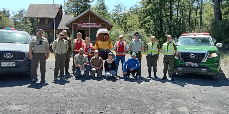 Operativo sobre prevención de incendiosse realizó en Parque Nacional Vicente Pérez Rosales