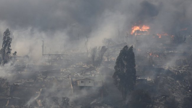 Fallecidos por incendios forestales en la región de Valparaíso aumentaron a 56