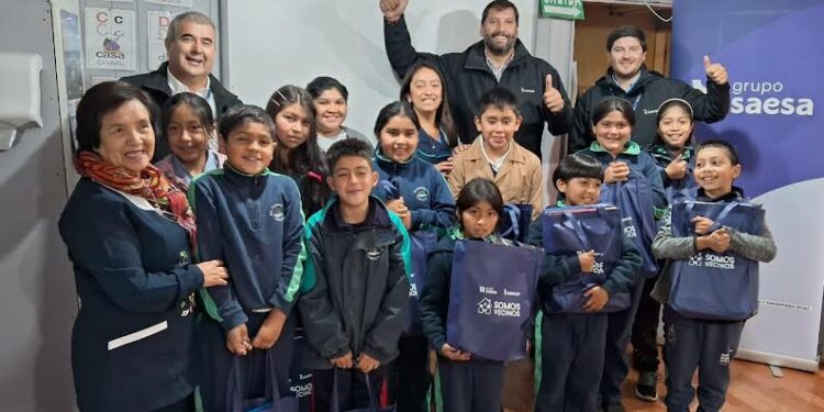 Saesa llegó hasta sector rural de Cumilelfu con su programa “Escuela con Energía”