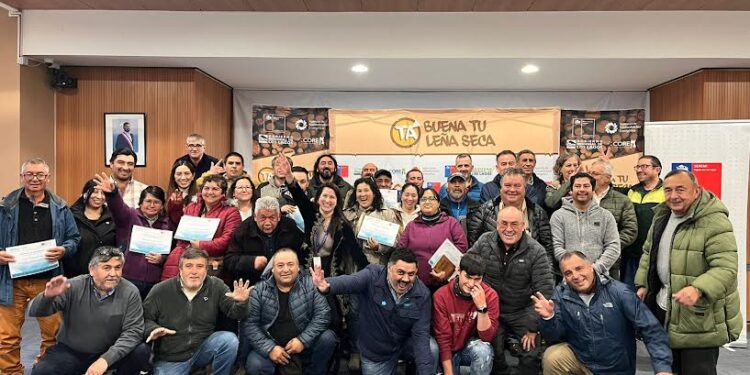 Con gran convocatoria finaliza cierre de capacitaciones del programa “Ta´Buena Tu Leña Seca” en la región