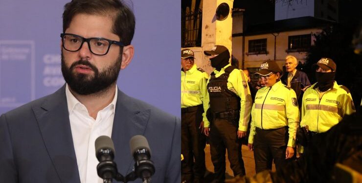 Pdte. Boric condena detención de exvicepresidente de Ecuador en México