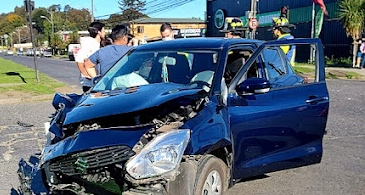 Colisión vehicular este sábado dejó dos automóviles con daños en Osorno: no hubo lesionados