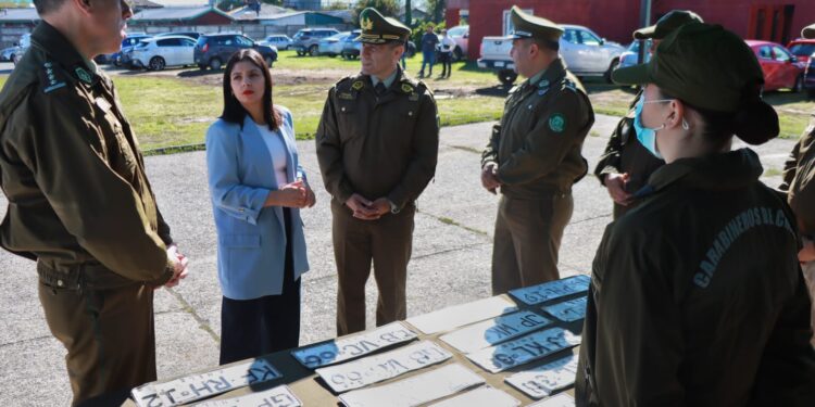 Carabineros recupera en Puerto Montt 16 vehículos de carga robados en Región Metropolitana