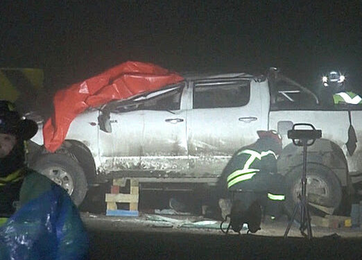 Dos fallecidos dejó colisión de camioneta contra barrera de contención en puente Cancura
