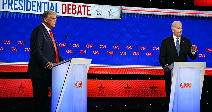 Joe Biden y Donald Trump protagonizan un primer debate presidencial