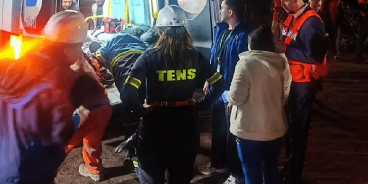 Rescatan a trabajador que quedó atrapado en la mina Pampa Camarones