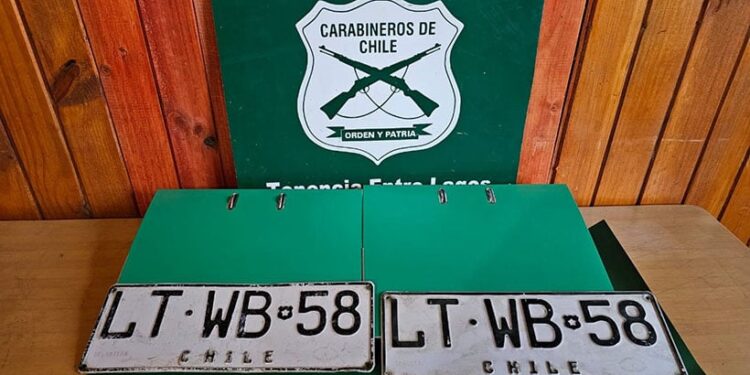 Carabineros detecta vehículos que circulaban con patentes clonadas en Puyehue
