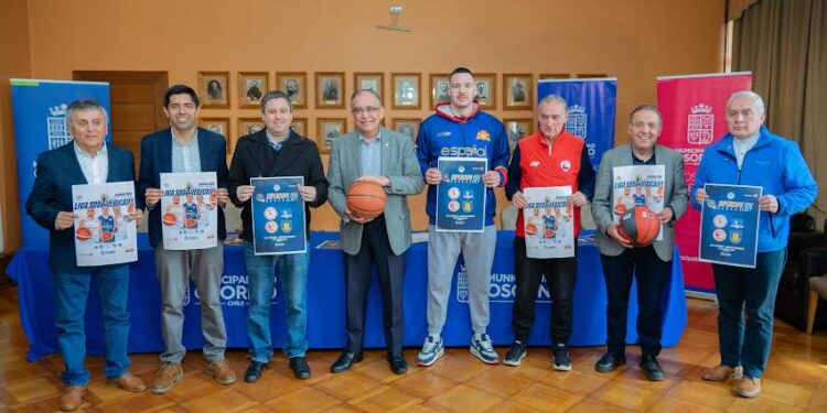 Designan a Osorno como una de las Sedes de la Liga Sudamericana de básquetbol masculina adulta