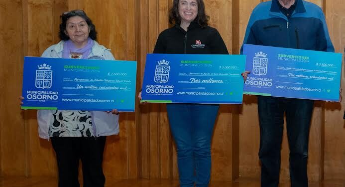 Organizaciones territoriales y funcionales de Osorno ya pueden postular a subvención municipal 2025