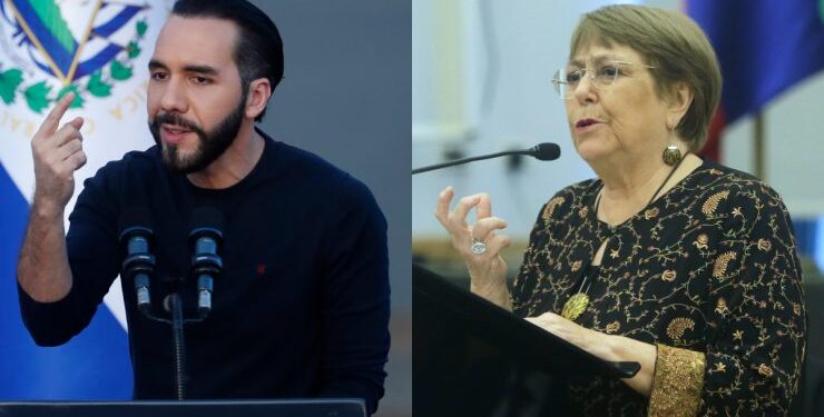 «Esta señora»: Bukele arremete contra Bachelet tras denunciar violación de DD.HH. en El Salvador