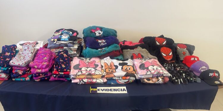 Incautan más de 4 millones de pesos en productos falsificados en Osorno: mujer fue detenida