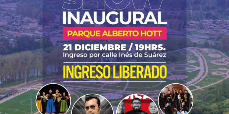 Osorno: Con show musical, este sábado abrirán al público el parque Alberto Hott en Ovejería
