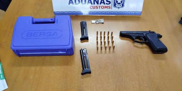 Aduana detecta arma, municiones y corales protegidos en paso fronterizo Cardenal Samoré