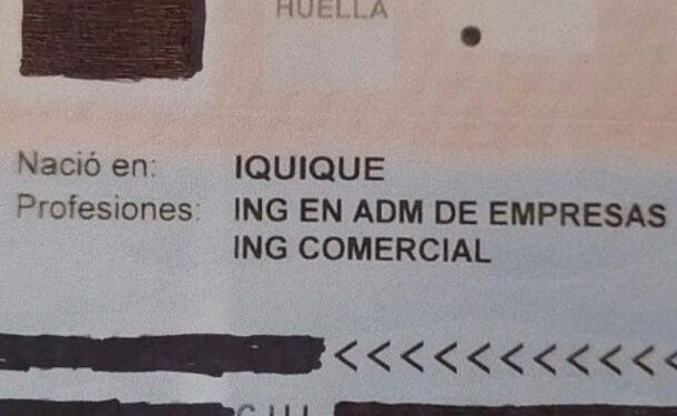 Bebé obtuvo carnet y apareció con doble título de ingeniería en Iquique