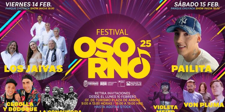 Festival Osorno de la Leche 2025 traerá a Los Jaivas y Pailita