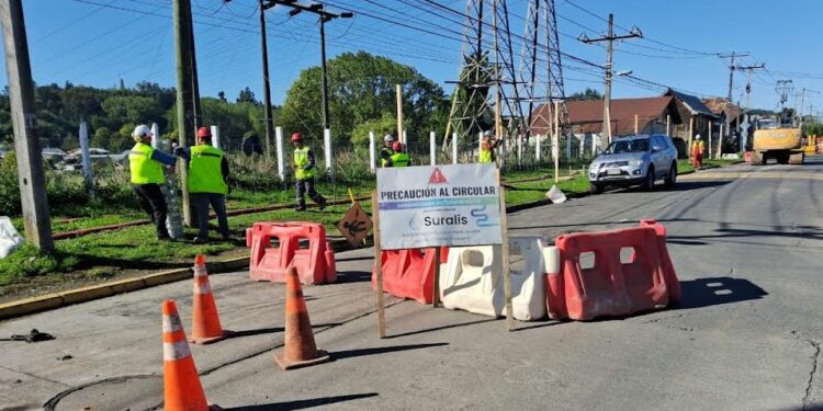 Suralis renovó más de seis mil metros de redes de distribución y recolección en la región de Los Lagos 