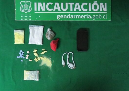 Gendarmes incautan droga tras jornada de visita en cárcel de Osorno