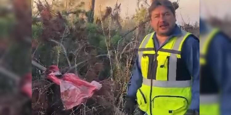 Incendios en Galvarino: Alcalde denunció hallazgo de sacos con líquido acelerante