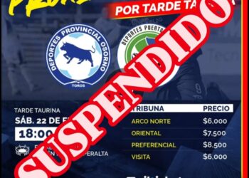 Suspenden partido entre Provincial Osorno y Deportes Puerto Montt por posibles disturbios y falta de personal policial