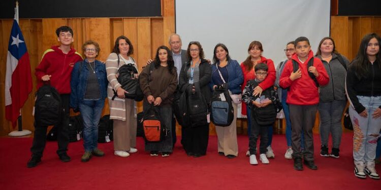 Entregaron útiles escolares a mil alumnos de establecimientos educacionales de Osorno