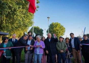 Con fondos de la Subdere, Municipio de Osorno inaugura mejoramiento de plaza Los Sauces de Francke