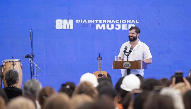 8M en Chile: Presidente Boric anuncia reforma constitucional para igualdad de mujeres en sistema electoral