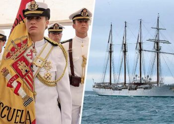 Princesa Leonor de España llega a Punta Arenas a bordo del buque escuela de la Armada hispana