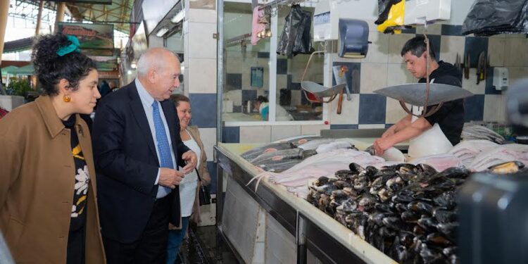 Autoridades inspeccionaron obras de mejoramiento de feria libre Rahue