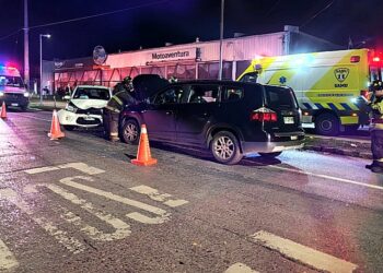 Accidente vehicular en sector oriente de Osorno dejó cuatro lesionados