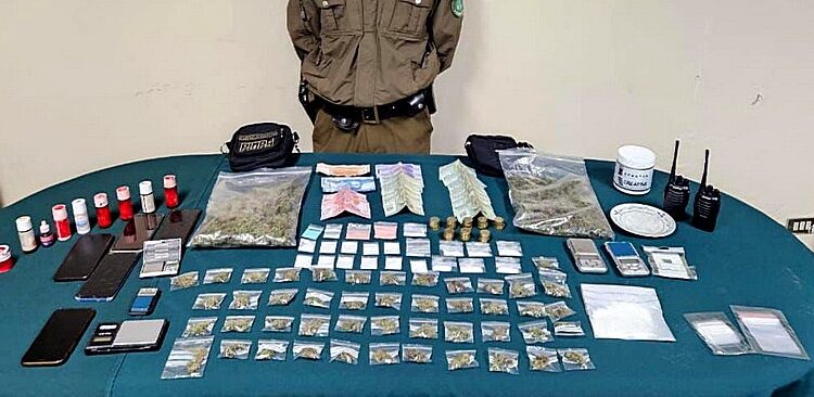 Osorno: Desarticulan banda que comercializaba droga en sector Quinto Centenario