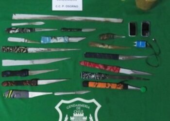 Allanamiento nacional: Incautan 18 armas blancas y diversos objetos en cárcel de Osorno