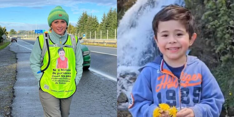 Mamá de Tomás Ross donó millonario tratamiento a padre de mellizos con Duchenne