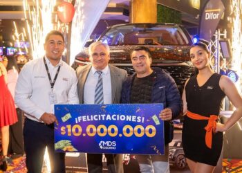 Afortunado ganador de $10 millones en Casino MDS Osorno: “Dije que me lo iba a ganar, ¡y pasó!”
