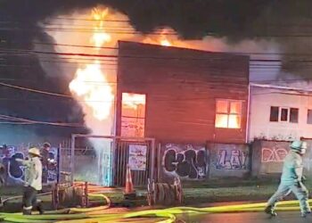 Incendio la madrugada de este sábado destruyó recinto en sector oriente de Osorno