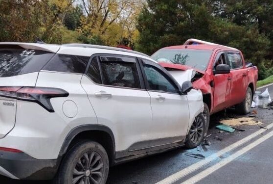Un fallecido y tres personas lesionadas deja colisión frontal en sector La Misión de Osorno