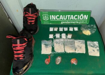 Gendarmes frustran ingreso de droga oculta en zapatillas a la cárcel de Osorno