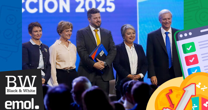 B&W: Matthei lidera y Kaiser, Kast y Tohá disputarían voto a voto el paso a segunda vuelta