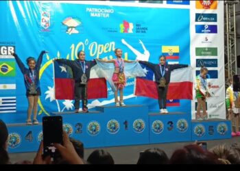 Estudiante de Escuela México obtiene tercer lugar en campeonato de patinaje artístico en Brasil