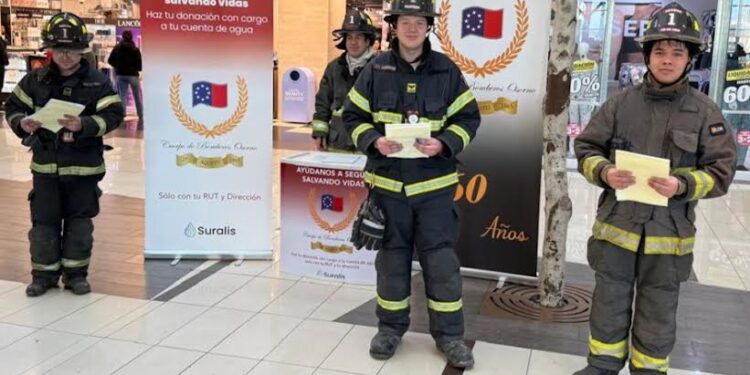 Bomberos de Osorno reactiva campaña de recolección de fondos a través de boleta del agua