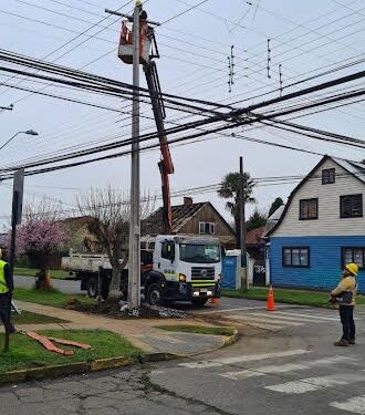Anuncian cortes de energía eléctrica este martes en sector Rahue Alto de Osorno
