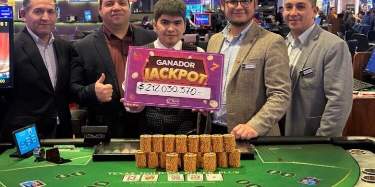 Histórico golpe de suerte en Casino MDS Talcahuano: Jugador gana premio de $212.030.370 millones de pesos