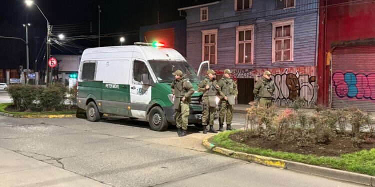 Intensifican fiscalizaciones en calle Portales de Osorno durante este fin de semana