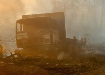 La Araucanía: Encapuchados queman camión tras intimidar a su dueño con armas de fuego