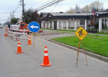 Suralis inicia intervención en sistema de recolección de calle Santa María en Osorno