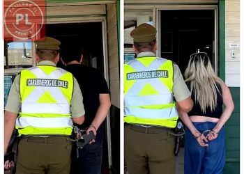 Prófugo de la justicia cae junto a mujer con 46 detenciones
