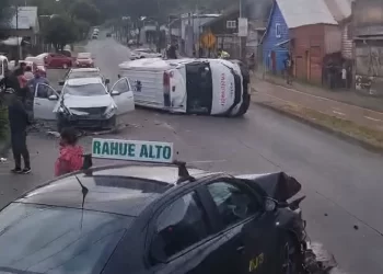 Osorno: Colisión múltiple en Rahue Alto deja varios lesionados