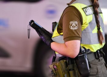 Control de identidad termina con carabinero baleado en Recoleta