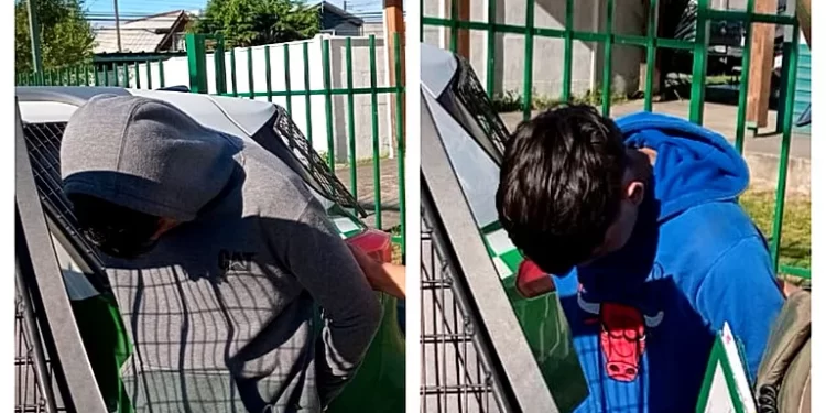 Detienen a dos sujetos tras asaltar a conductora en Osorno